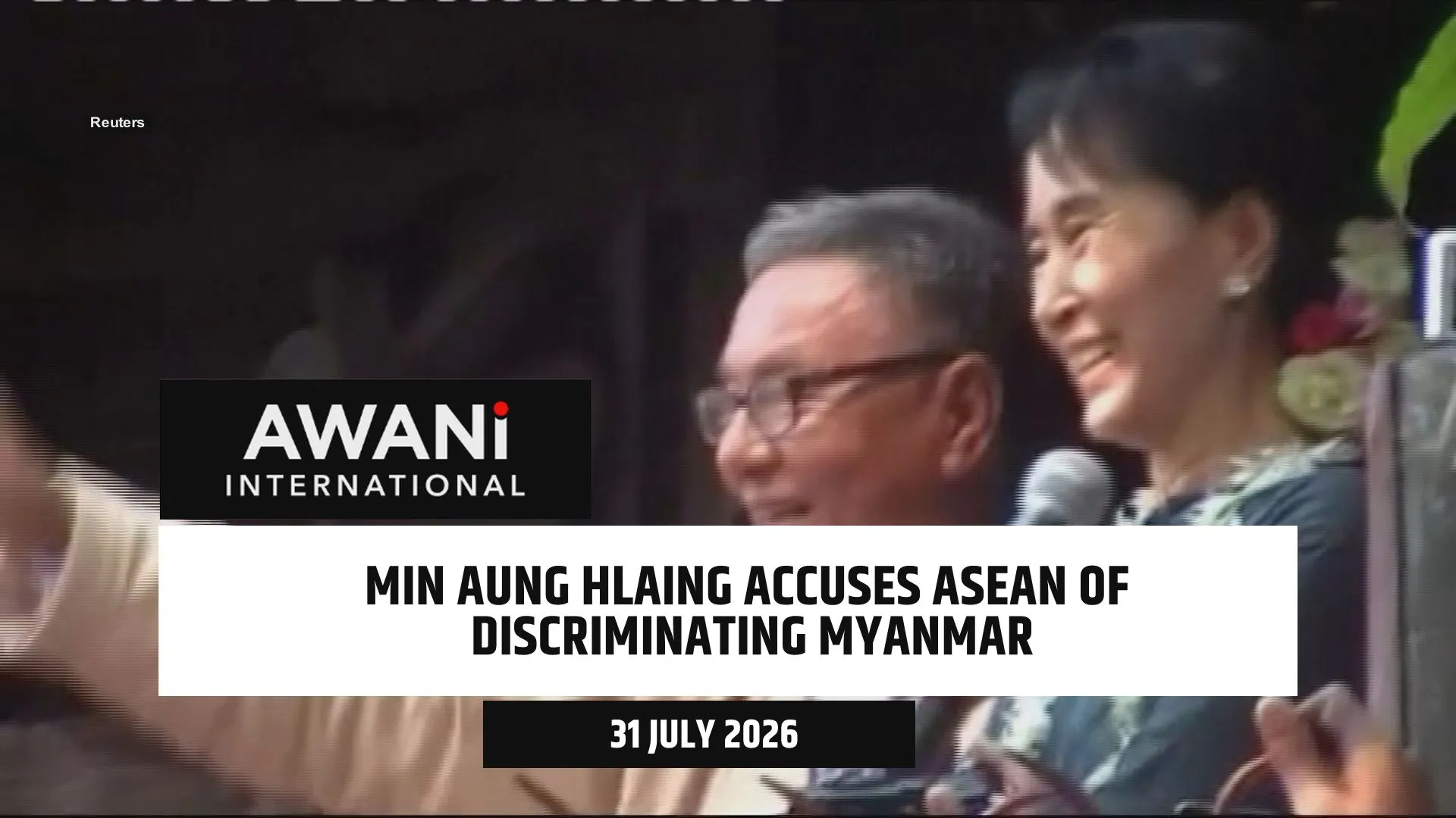 Min Aung Hlaing accuses ASEAN of discriminating Myanmar