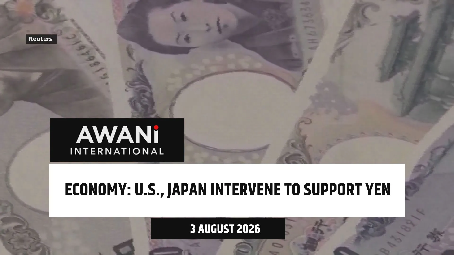 U.S., Japan intervene to support yen