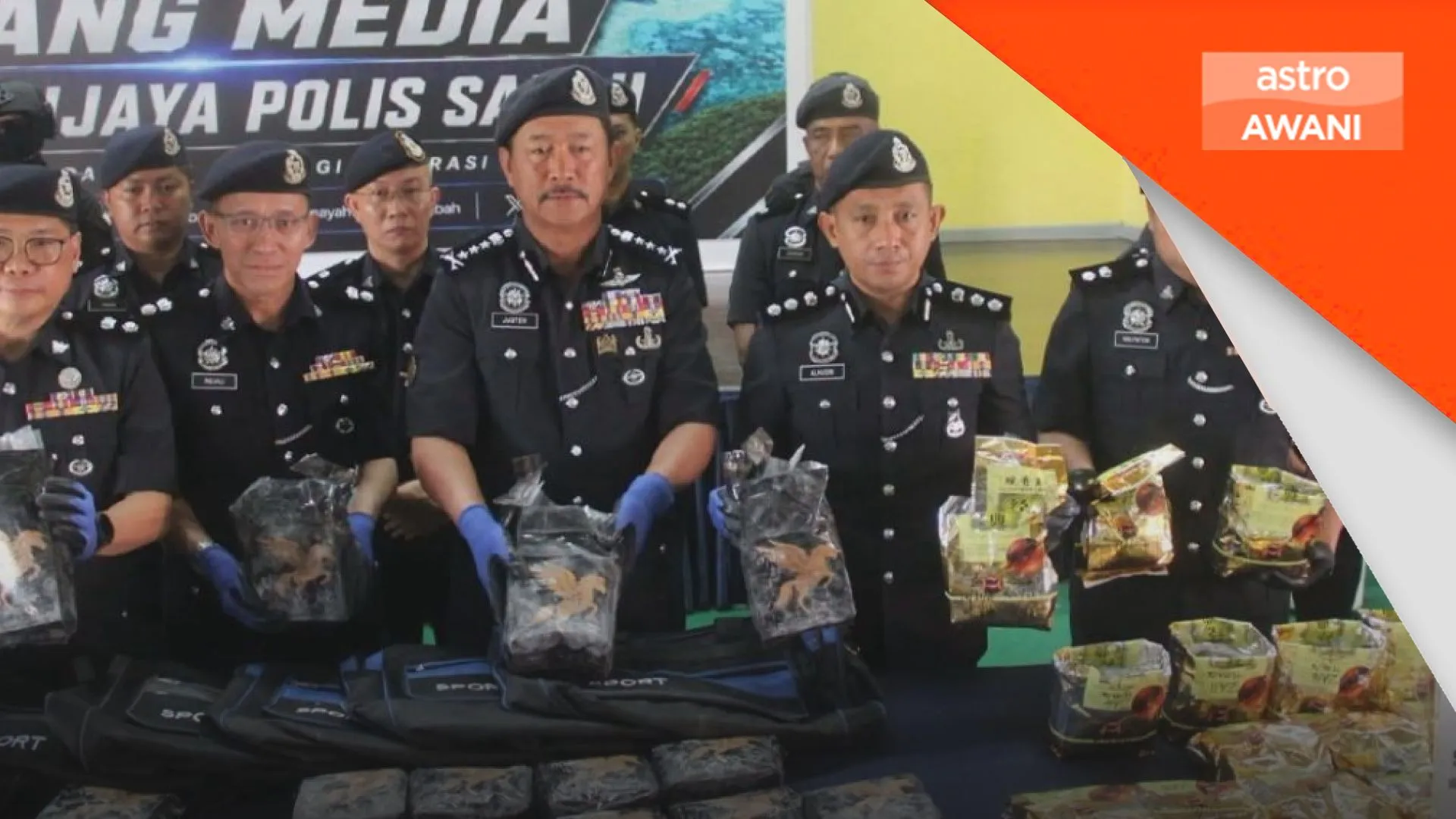 Polis Sabah rampas hampir empat tan dadah setakat Julai