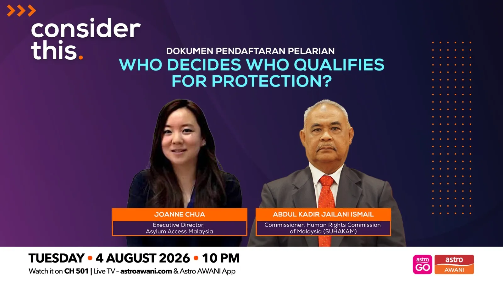 Consider This: Refugee Registration (Part 2) — Who Decides Who Qualifies for Protection?