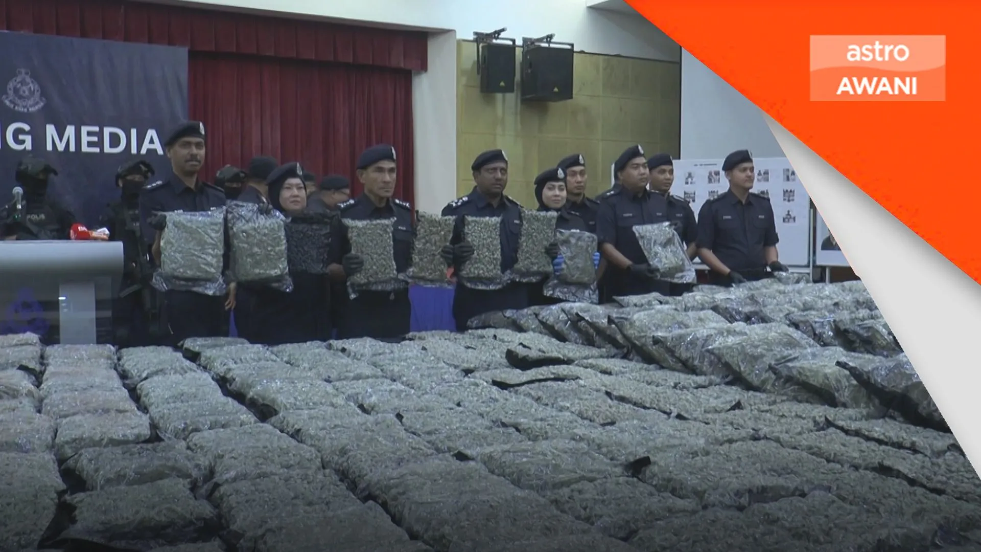 Rampasan dadah di KLIA meningkat hampir enam kali ganda