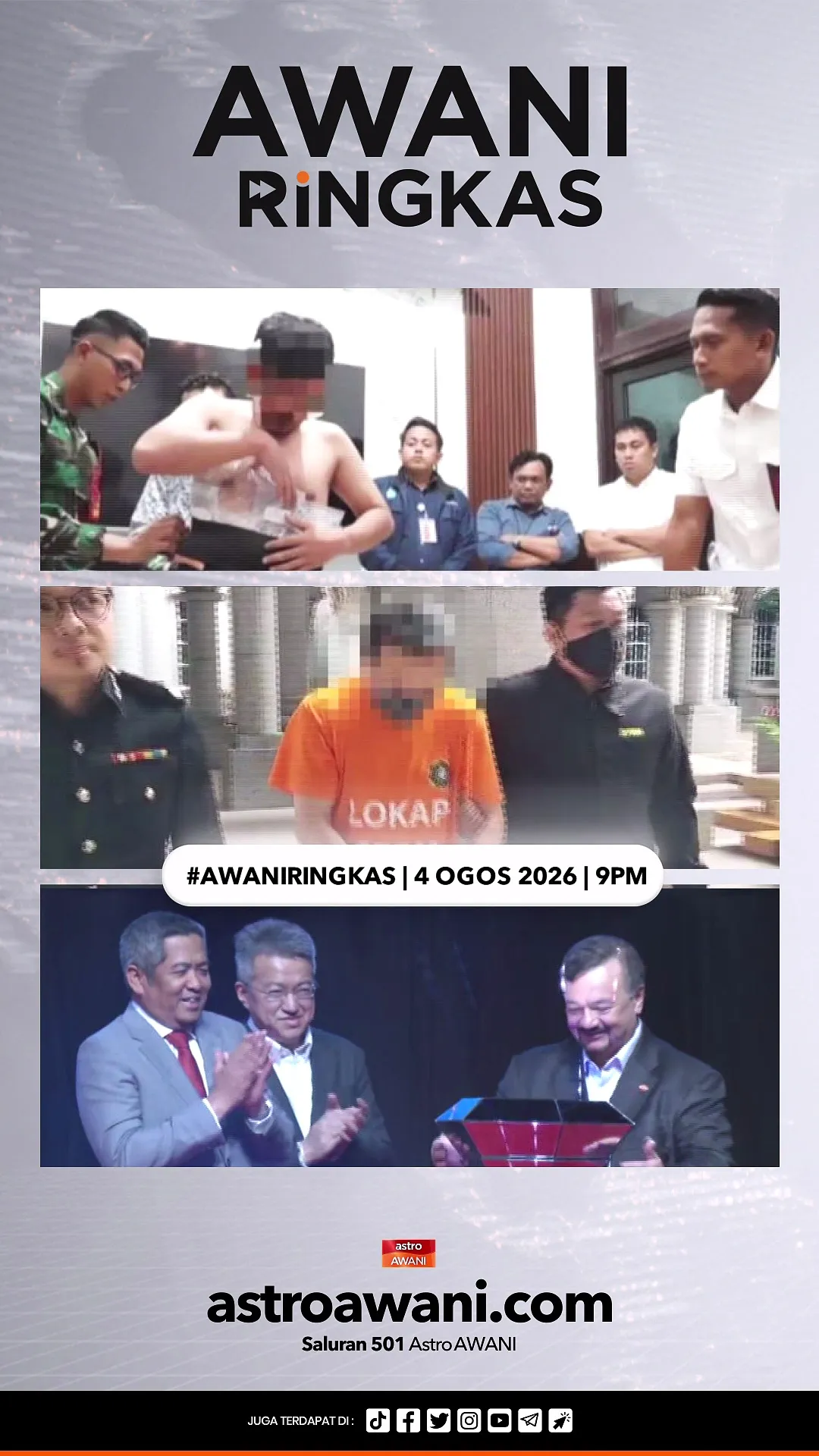 #AWANIRingkas 4 Ogos 2026 | 9PM