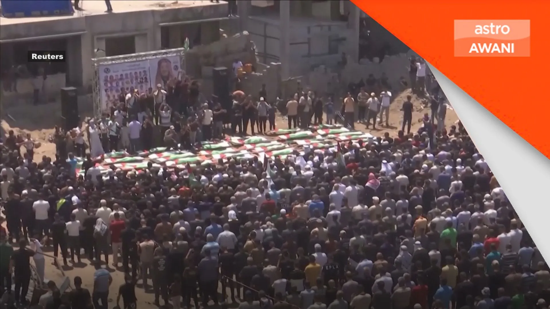 Tiga tahun menanti, 112 jenazah rakyat Palestin disemadikan