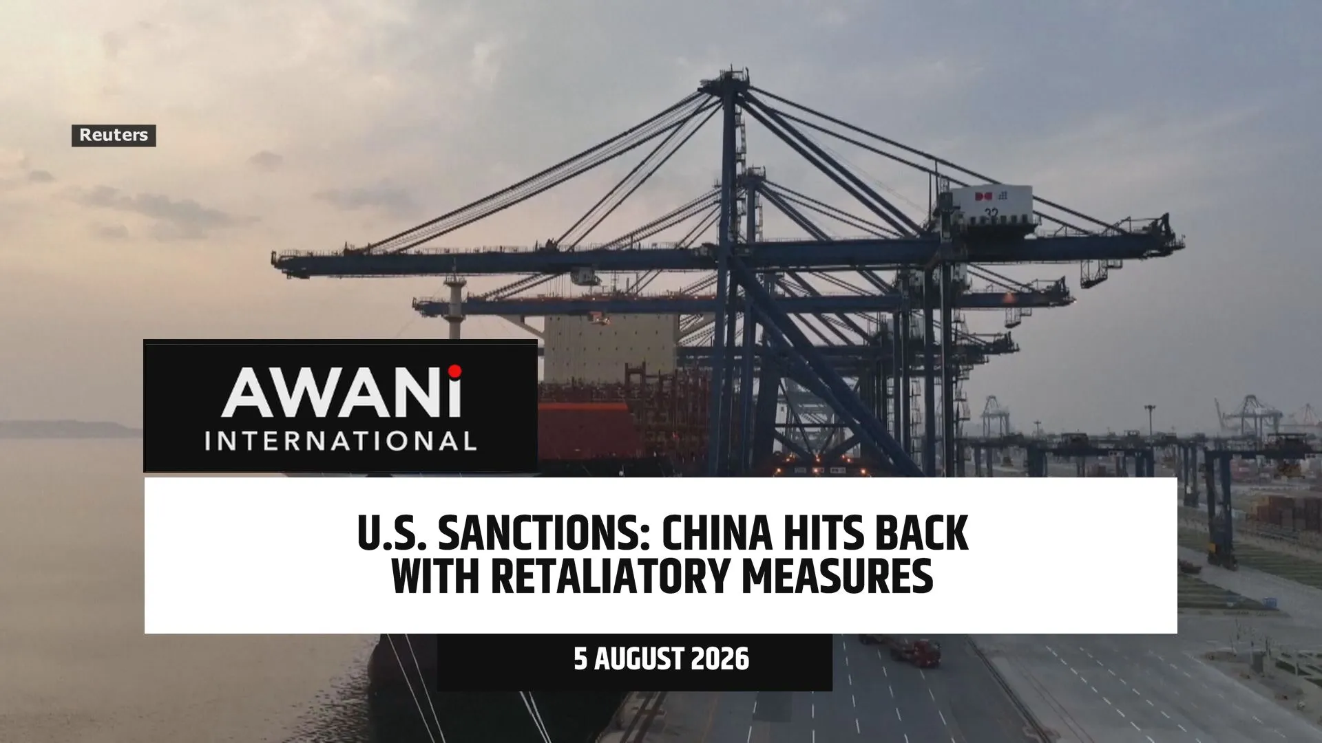 China hits back at U.S. sanctions