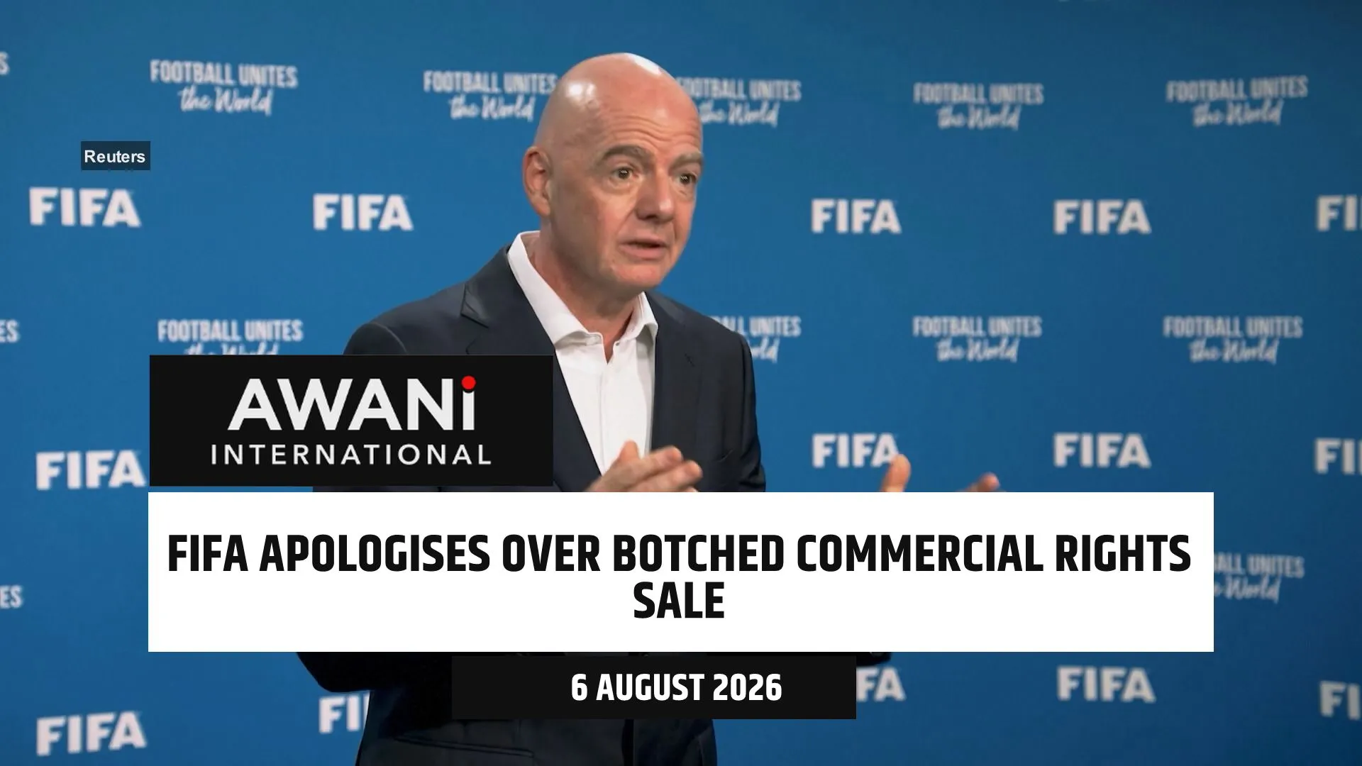 FIFA apologises over botched commercial rights sale