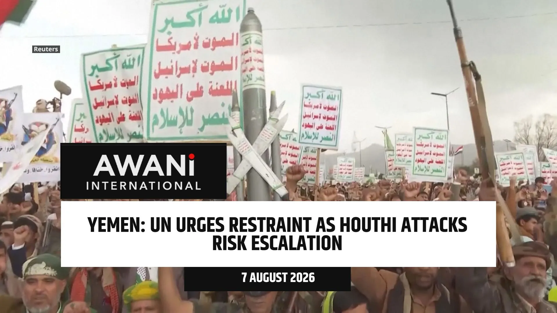 UN urges restraint in Yemen as Houthi attacks risk renewed military escalation