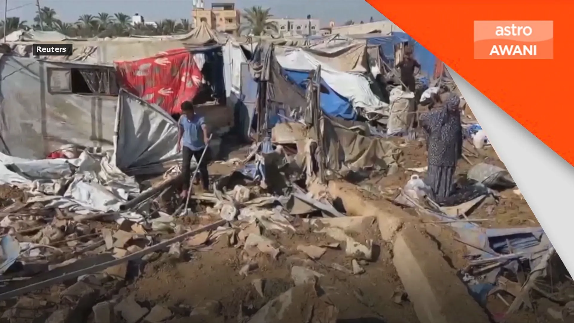 Puluhan cedera dalam serangan di Kem Pelarian Qalandiya