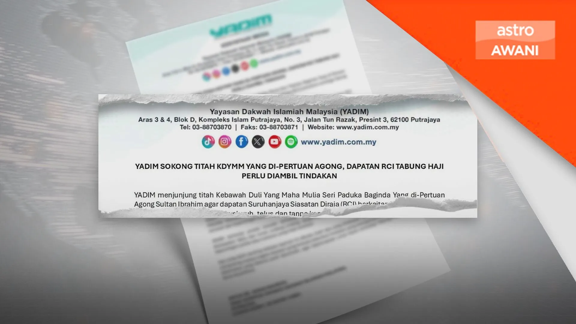 YADIM gesa dapatan RCI disusuli tindakan tegas