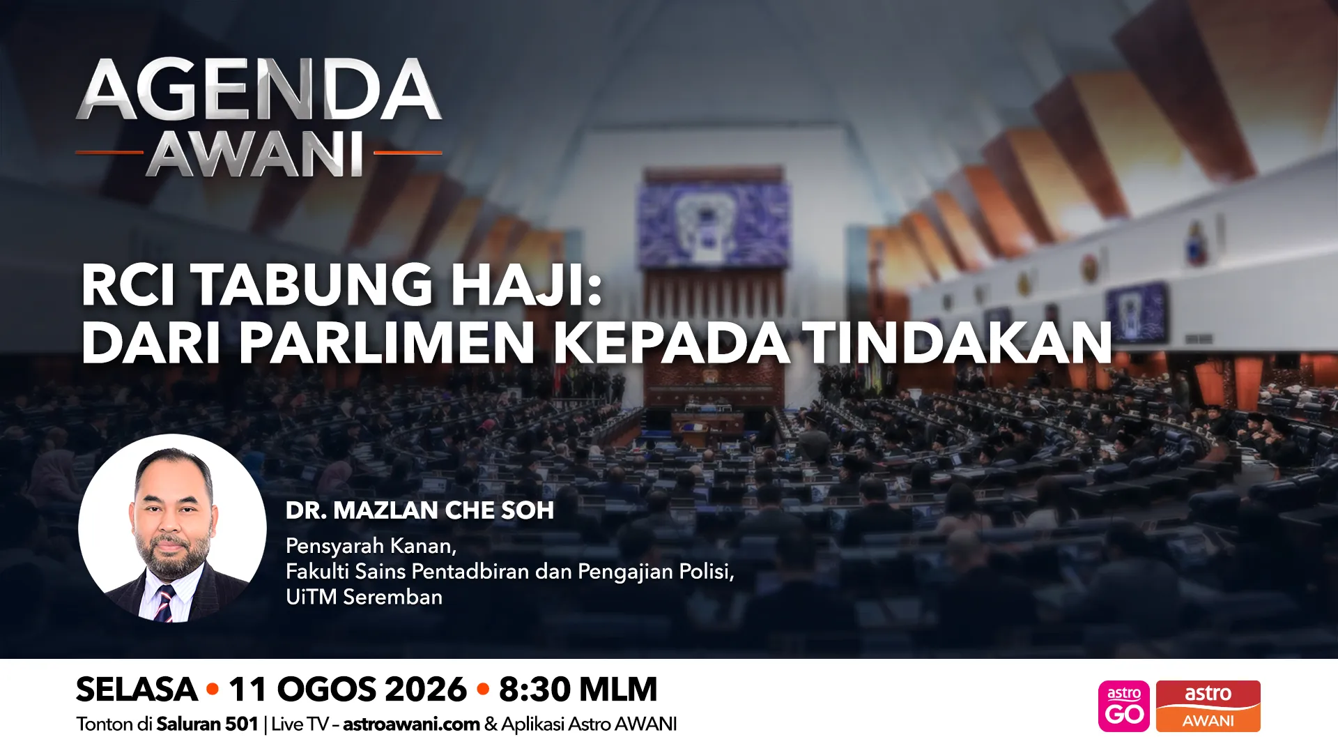 Agenda AWANI: RCI Tabung Haji | Dari Parlimen Kepada Tindakan