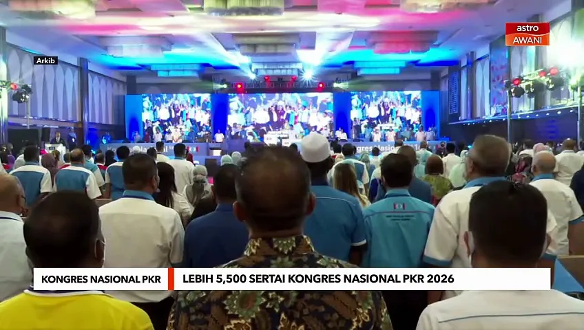 Lebih 5,500 sertai Kongres Nasional PKR 2026