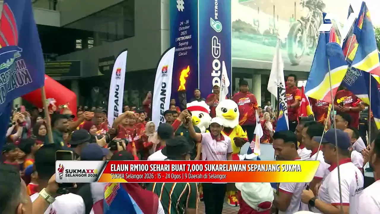 Elaun buat sukarelawan SUKMA 2026 diberi bagi menghargai jasa sumbangan mereka yang tiada tolok bandingnya
