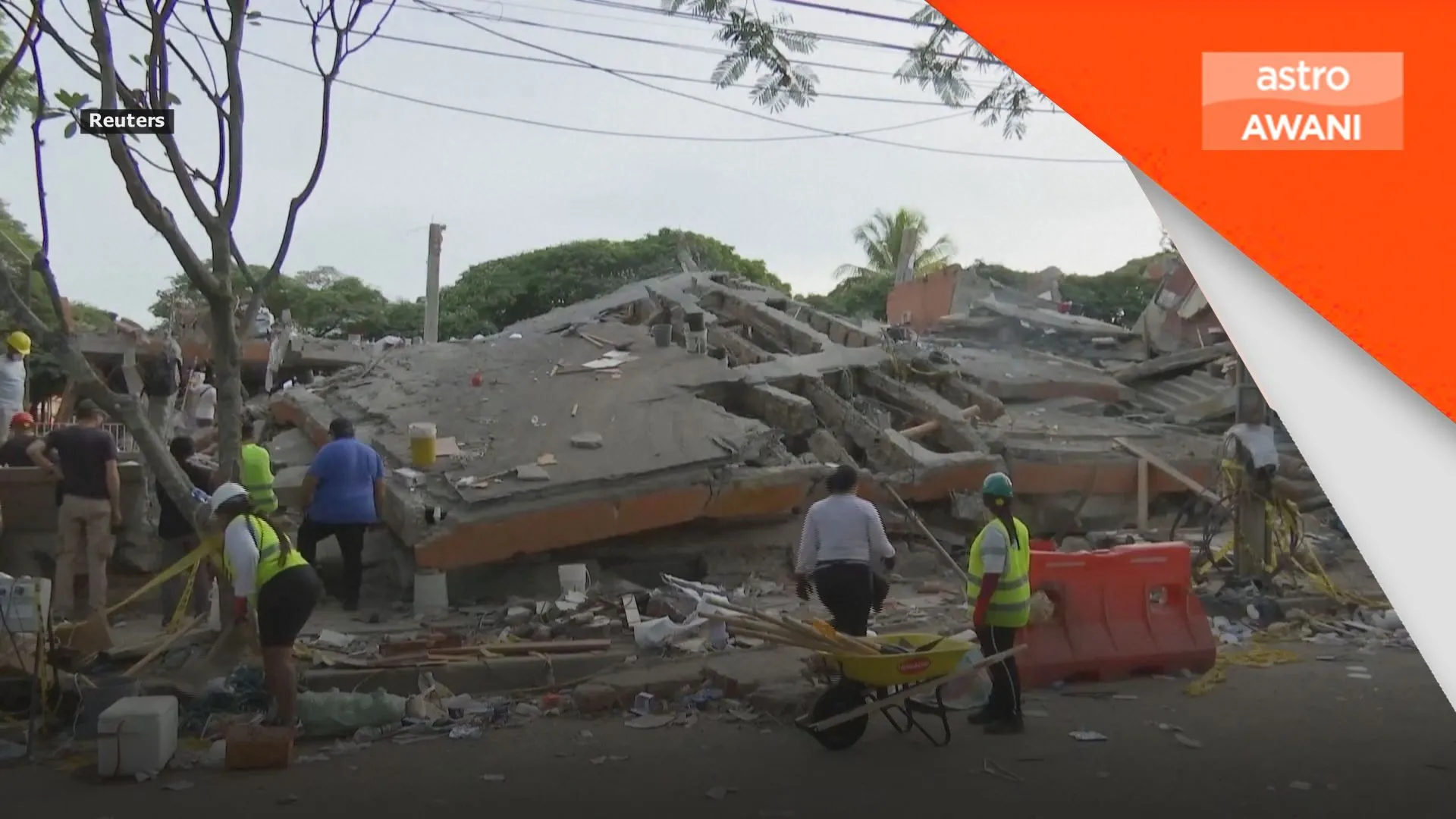 Gempa bumi: Angka korban meningkat 281, 379 masih hilang di Colombia