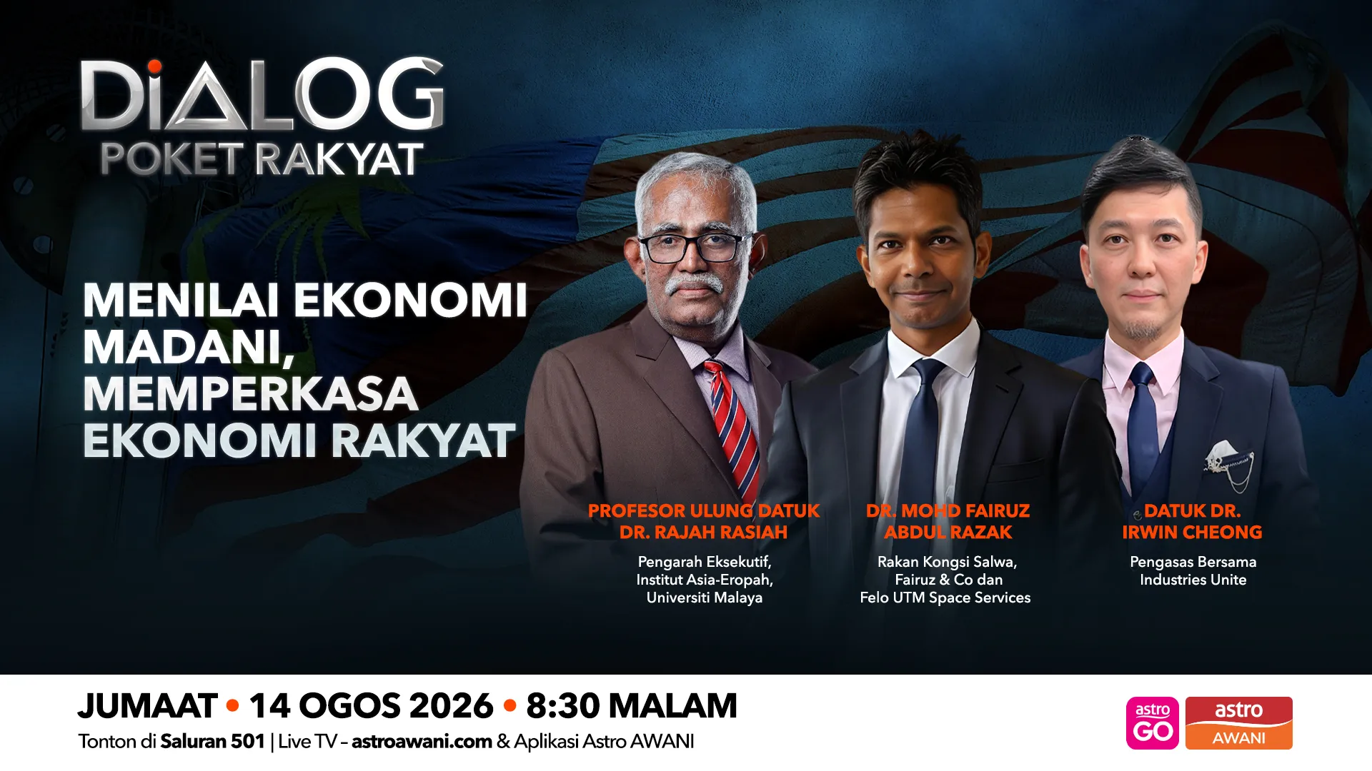 Dialog Poket Rakyat: Menilai Ekonomi MADANI, Memperkasa Ekonomi Rakyat