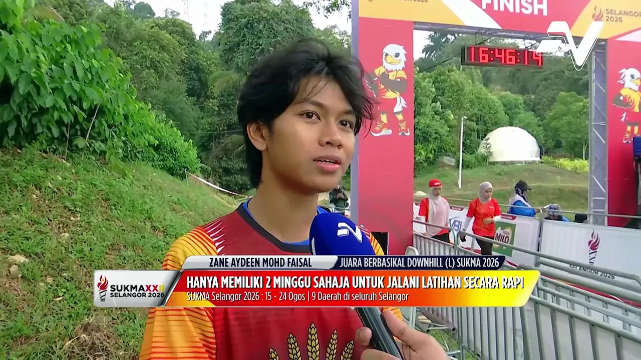 Zane Aydeen berjaya ketepikan 3 pelumba untuk muncul juara berbasikal downhill, impi beraksi di pentas dunia pula
