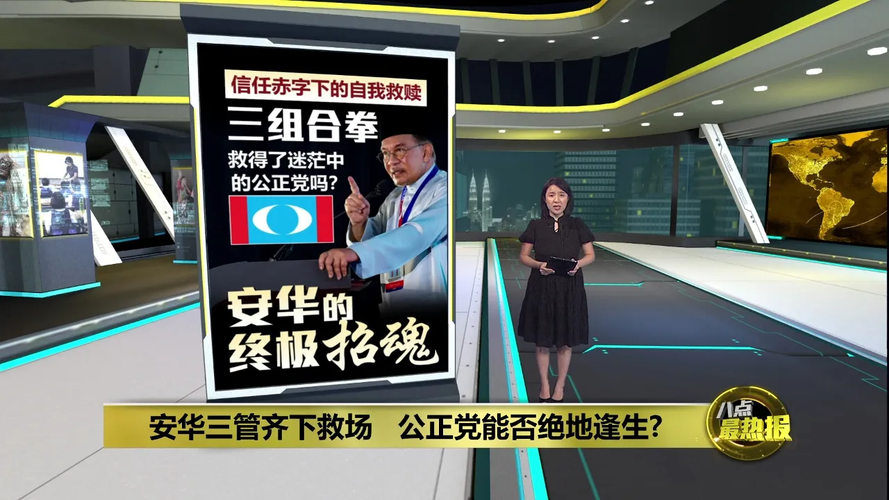 公正党大会上道歉   安华能让烈火莫息老将回头？