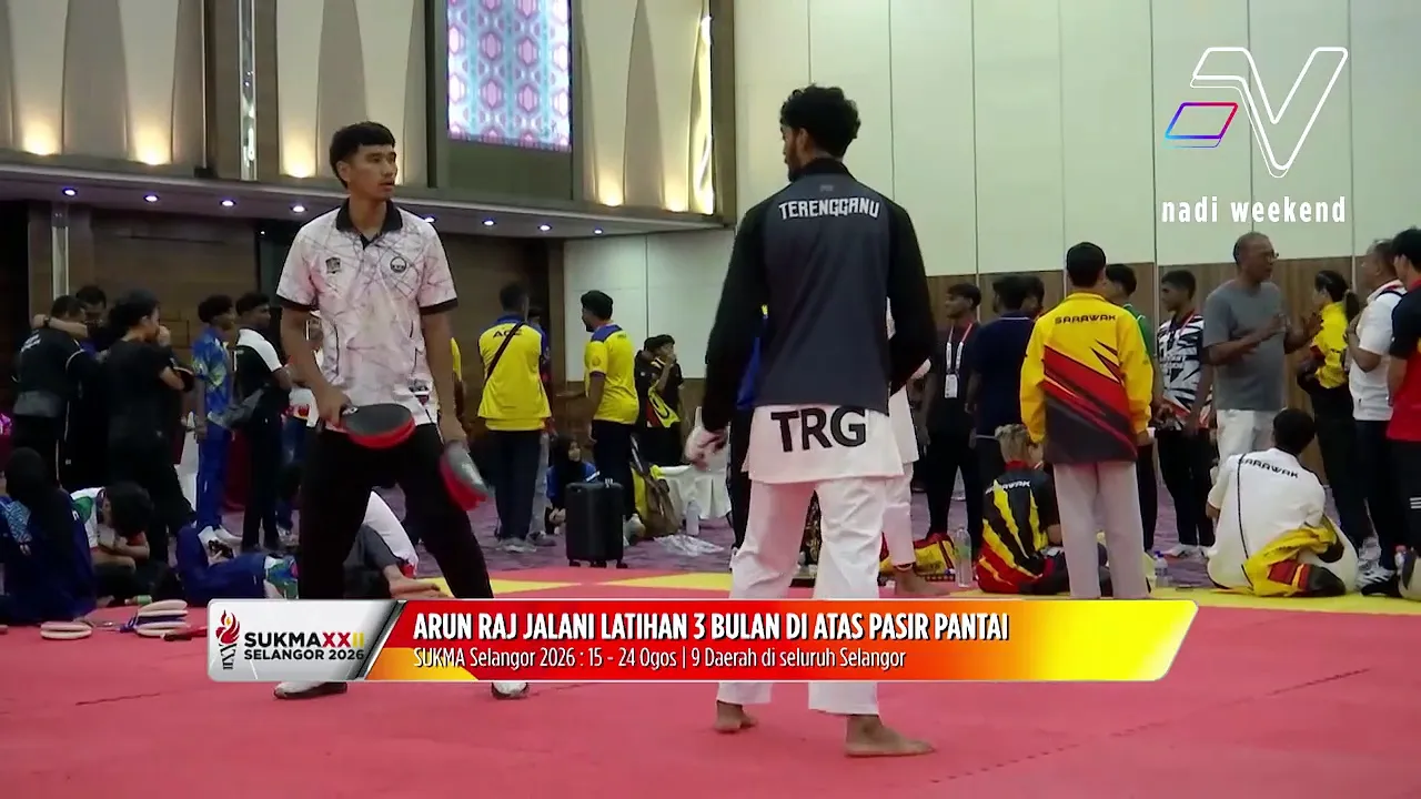 Arun Raj Ram Bharat gagal pertahankan emas yang dimenangi pada SUKMA 2 tahun lalu.