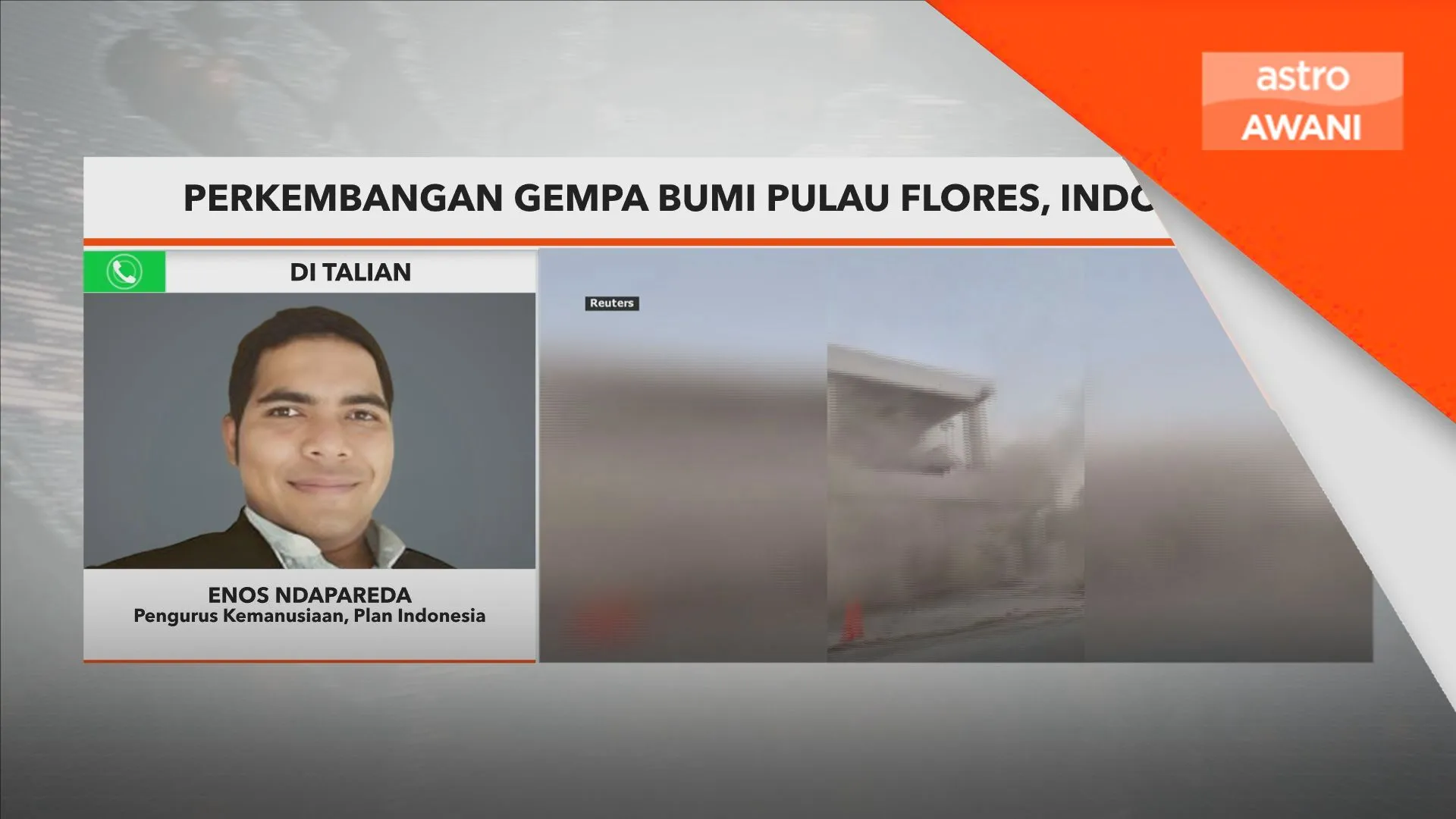 Perkembangan terkini gempa bumi Flores
