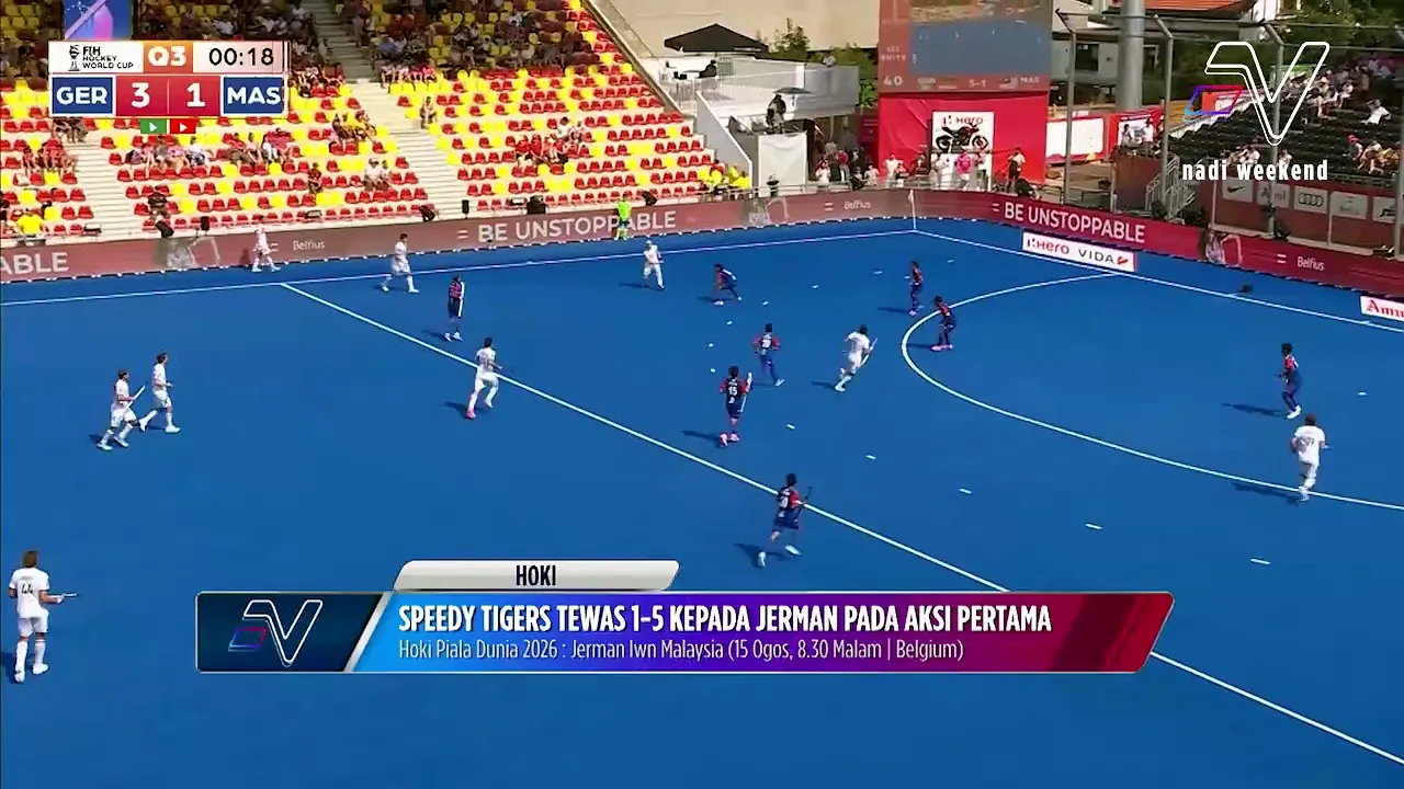The Speedy Tigers tewas 1-5 kepada Jerman pada aksi pertama