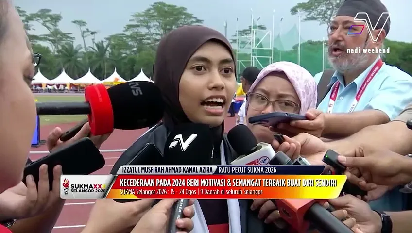 Izzatul Musfirah tepati ramalan muncul Ratu Pecut SUKMA 2026