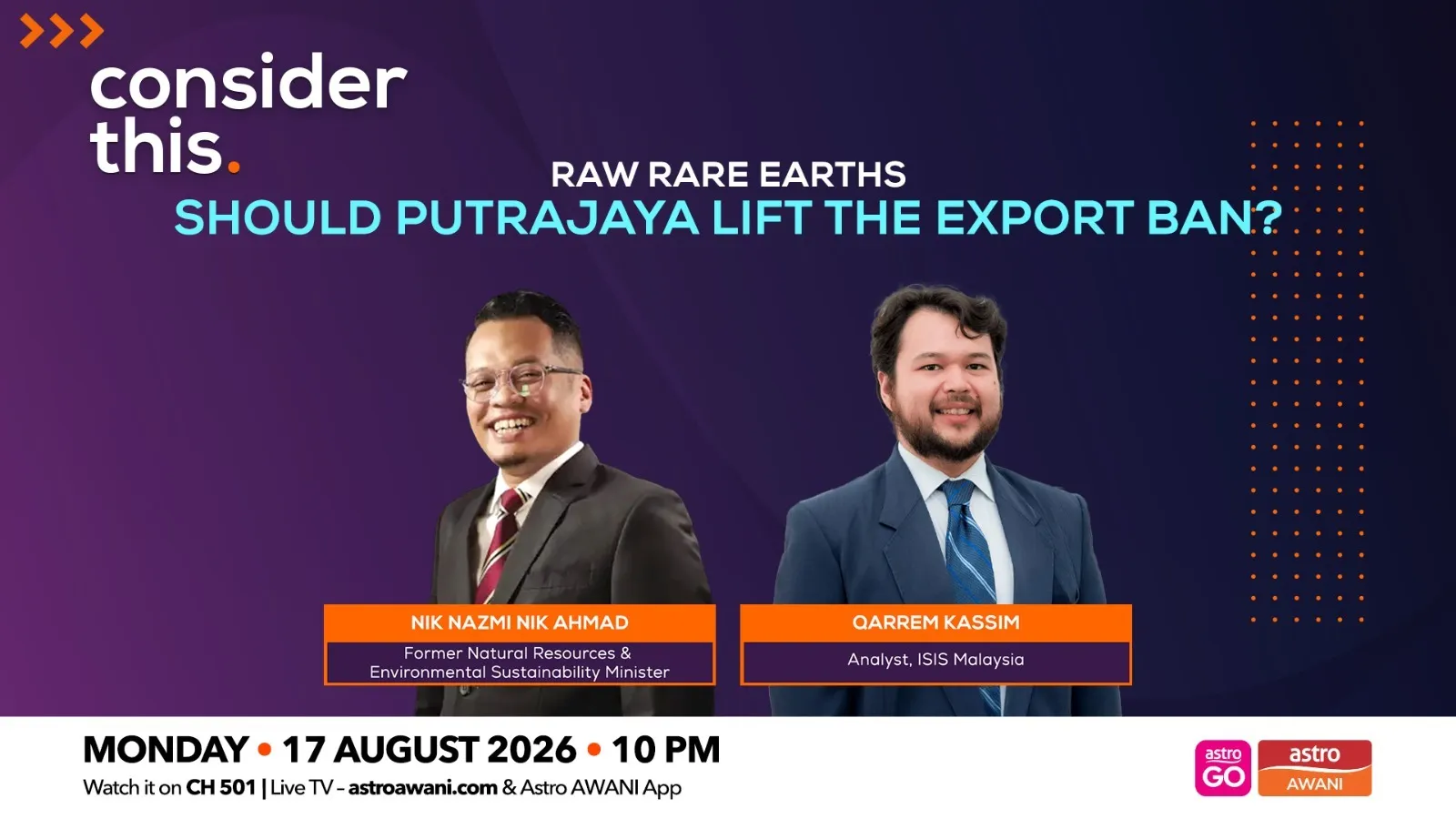 Consider This: Rare Earths (Part 1) — Should Putrajaya Lift the Export Ban?