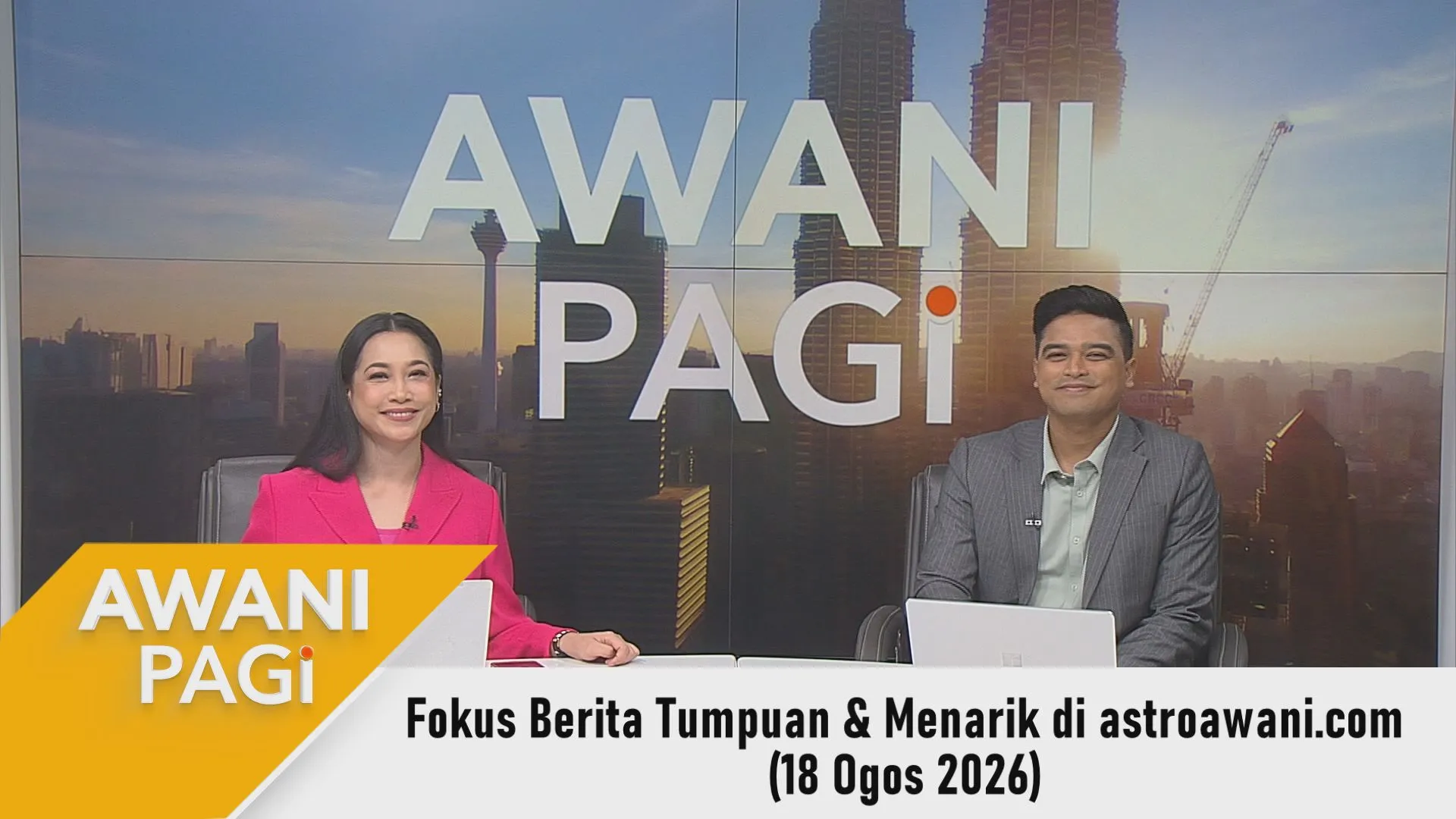AWANI Pagi: Berita tumpuan & menarik di astroawani.com [18 Ogos 2026]