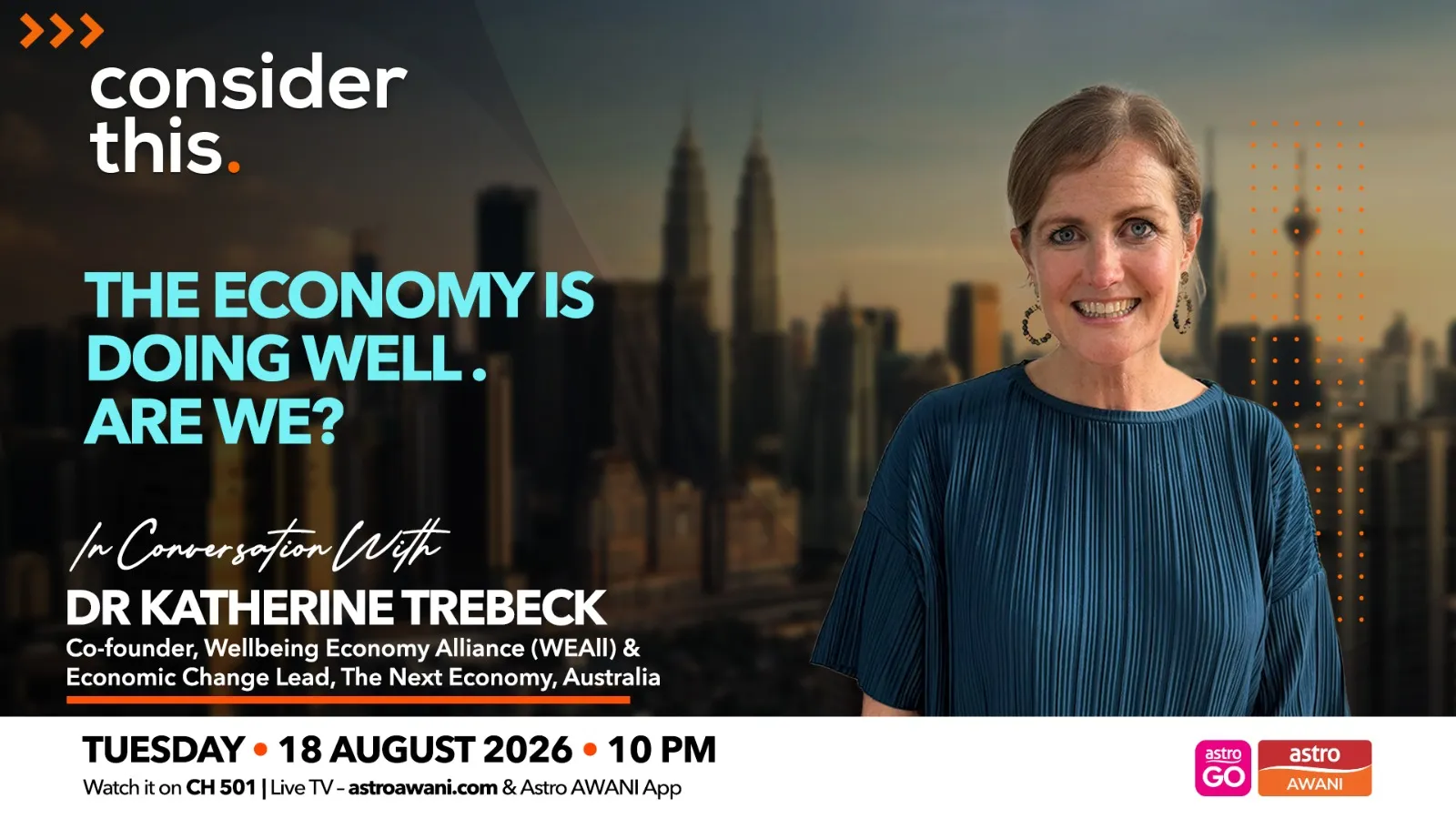Consider This: The Economy Is Doing Well. Are We?