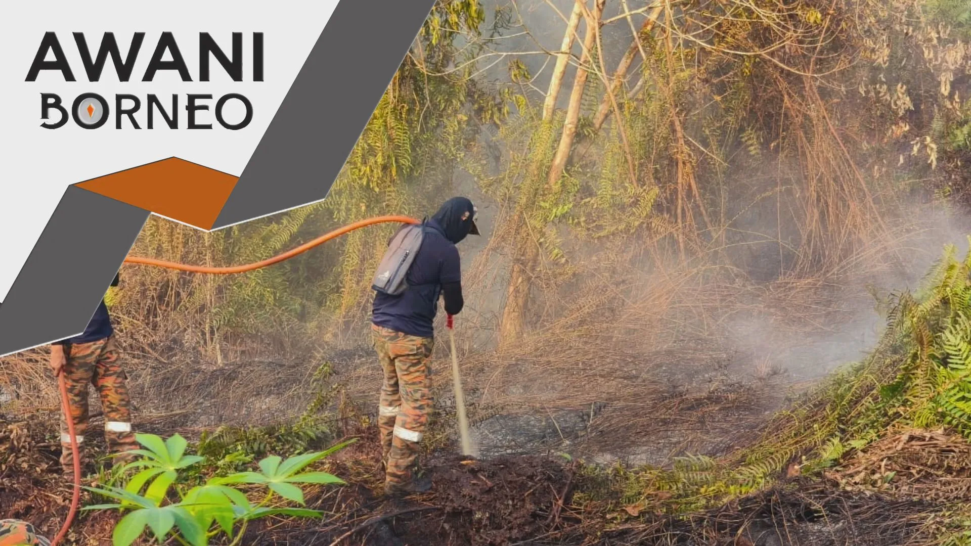 Operasi pemadaman di Kampung Kut berbaki satu hektar