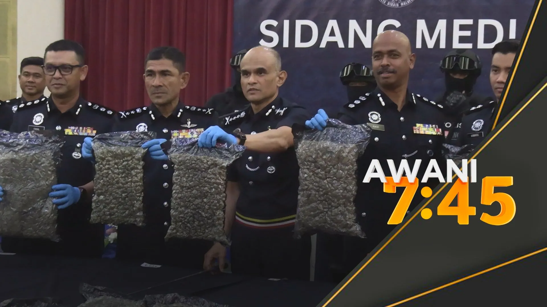 12 individu ditahan, polis rampas 600 kg dadah