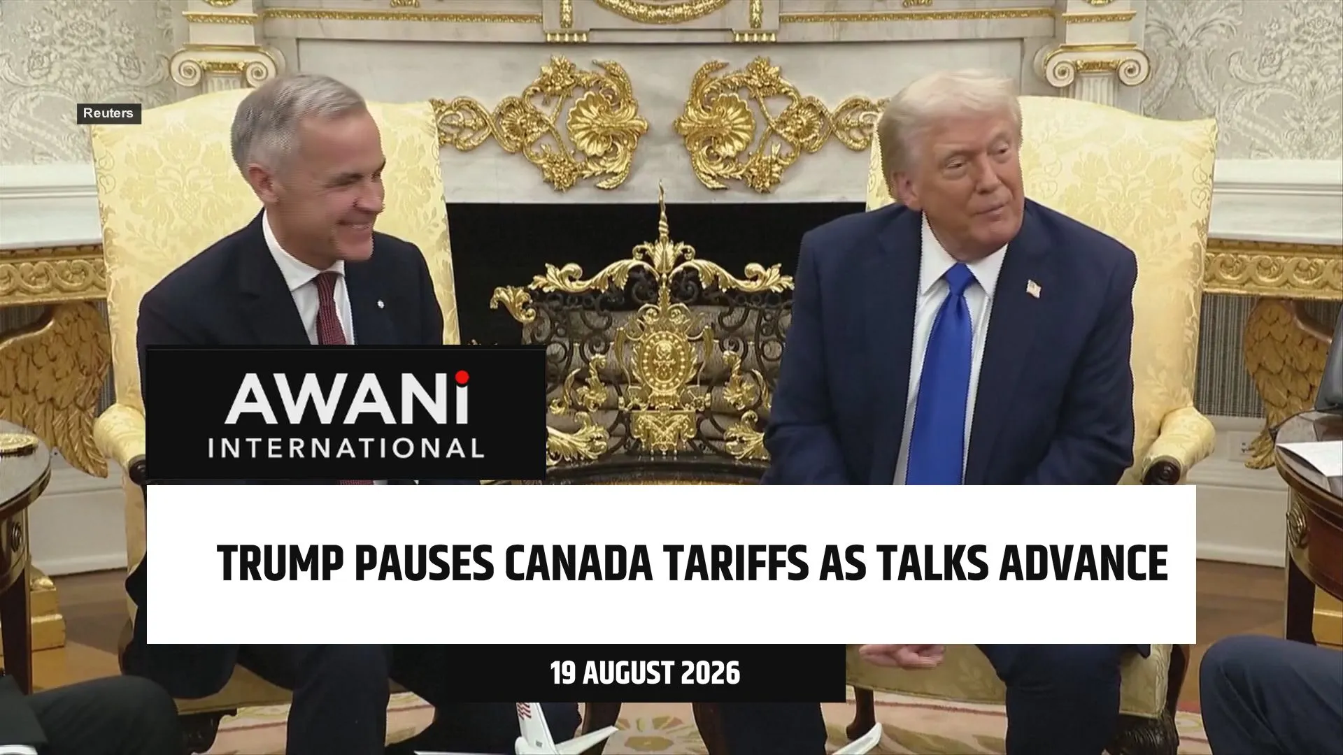 Trump pauses Canada tariffs as talks advance