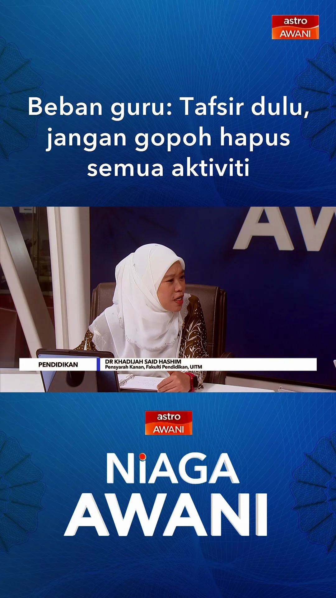Beban guru: Tafsir dulu, jangan gopoh hapus semua aktiviti