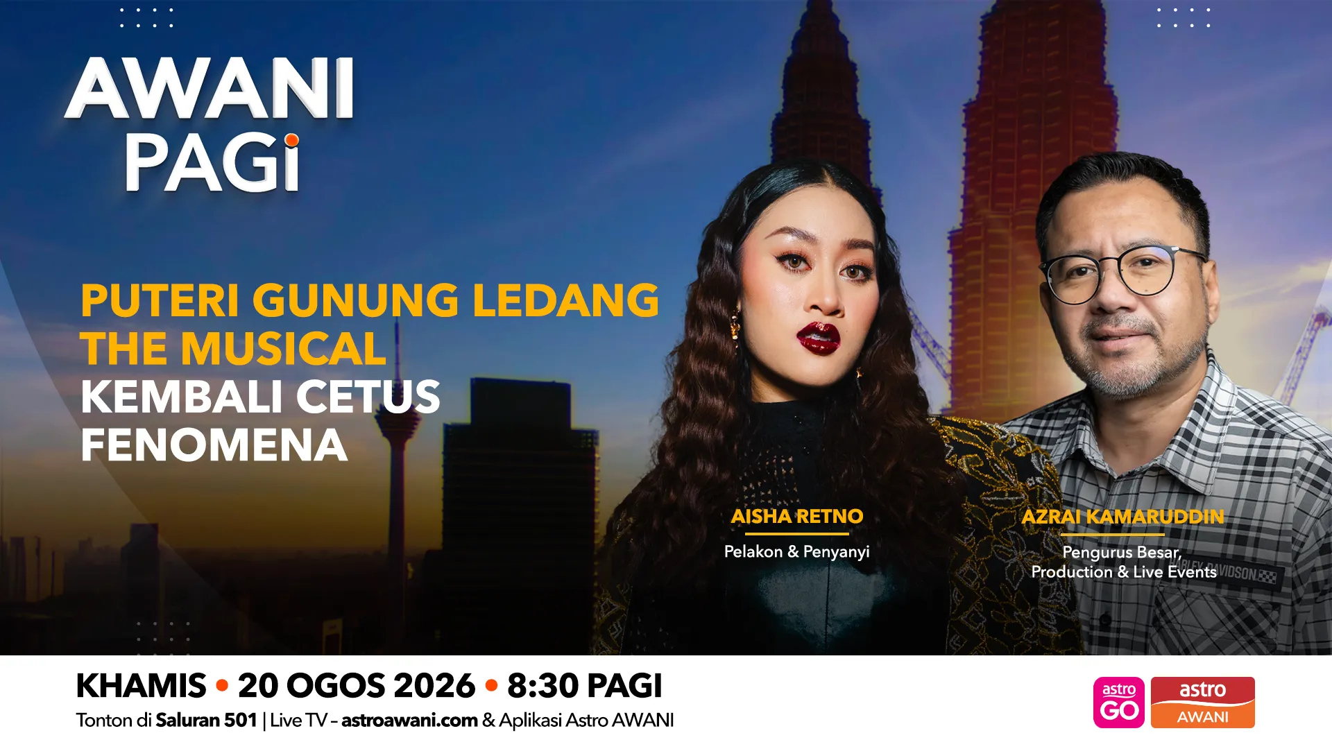AWANI Pagi: Puteri Gunung Ledang The Musical kembali cetus fenomena