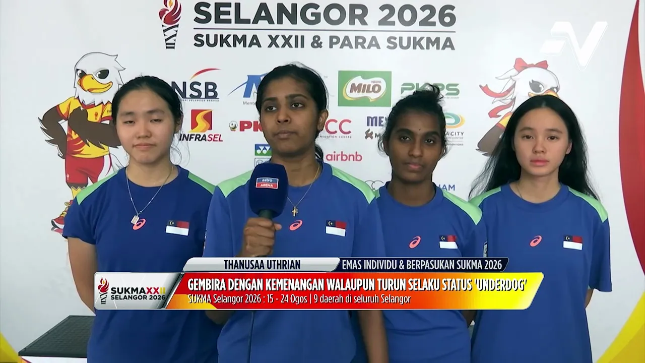 Melaka cipta sejarah, skuad wanita raih emas skuasy berpasukan