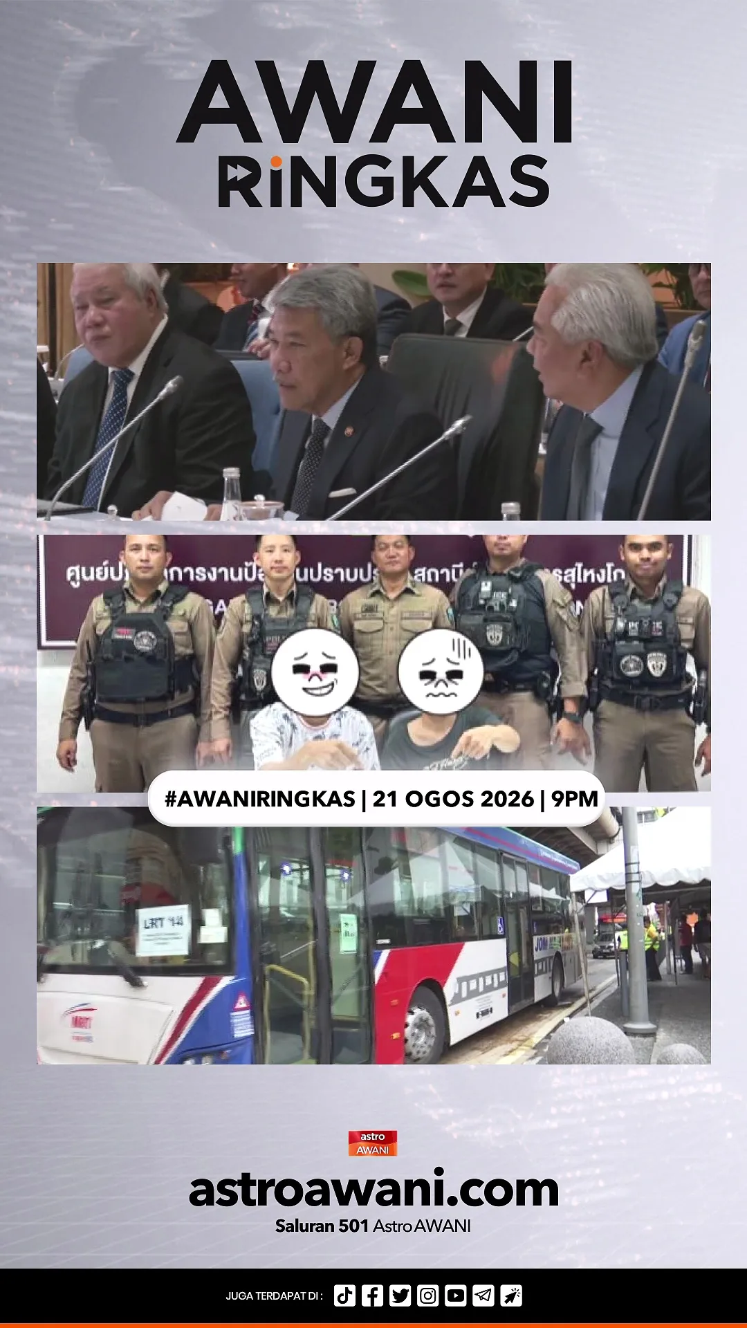 #AWANIRingkas 21 Ogos 2026 | 9PM