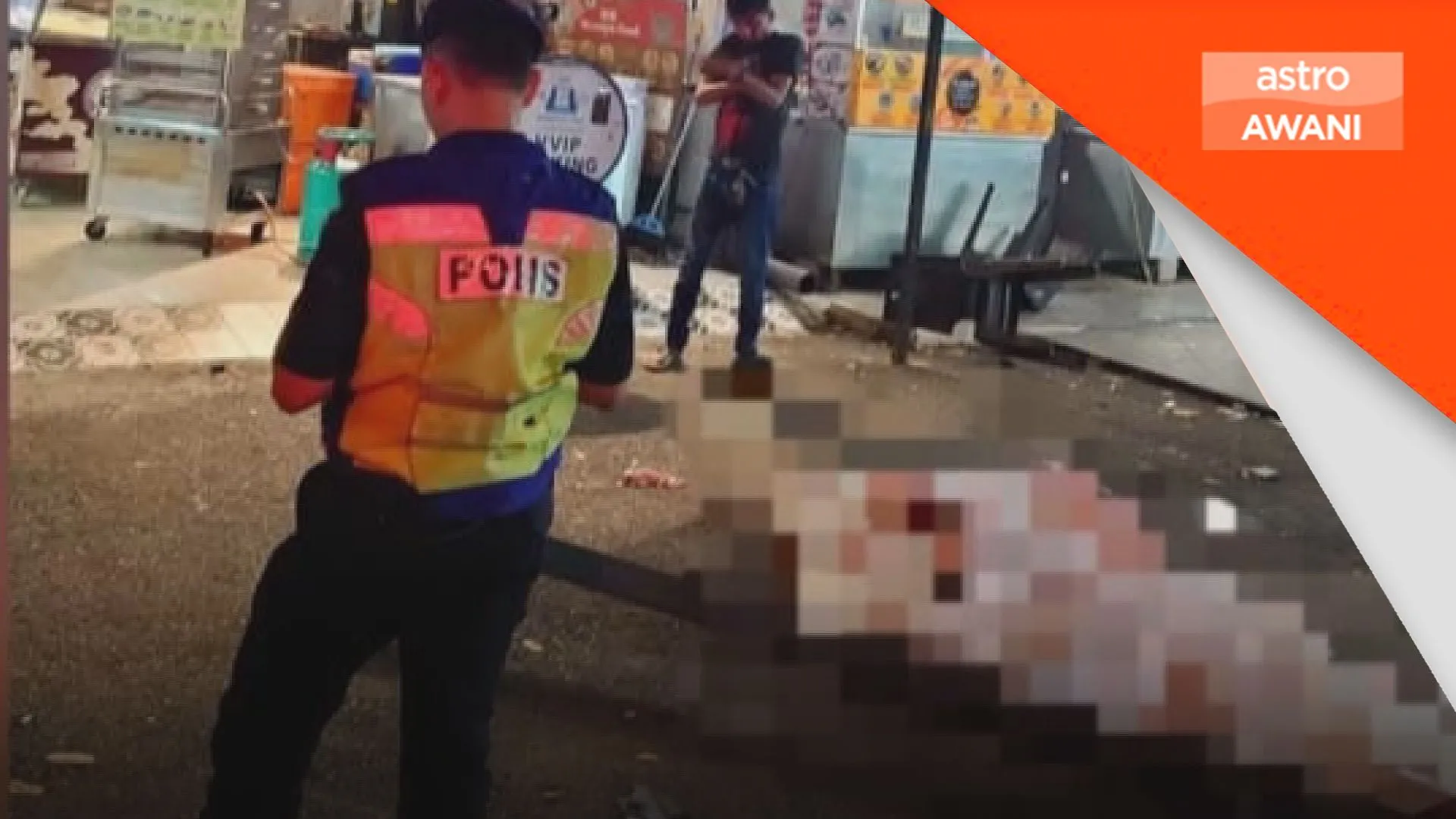 Wanita maut dihempap tiang besi dirempuh kereta di medan selera