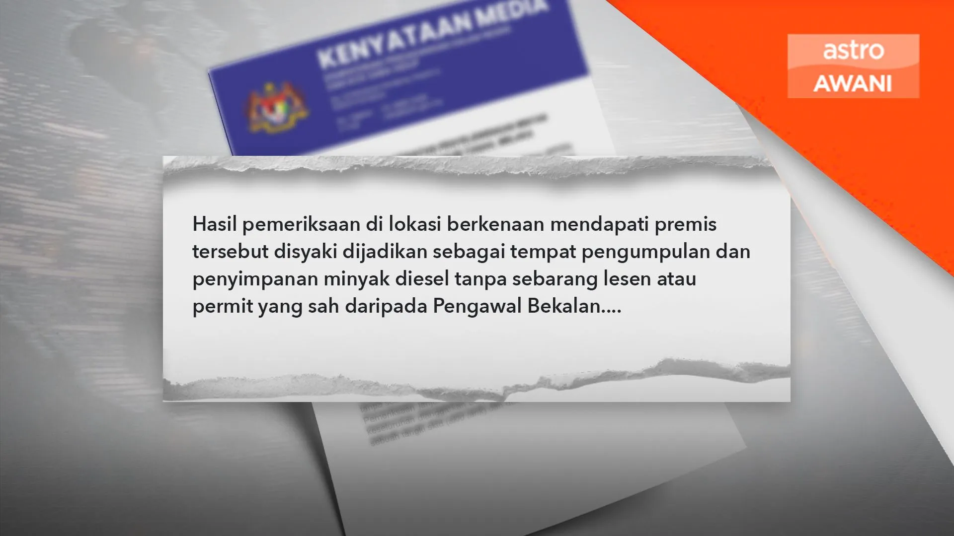 KPDN bongkar penyelewengan 17,460 liter diesel