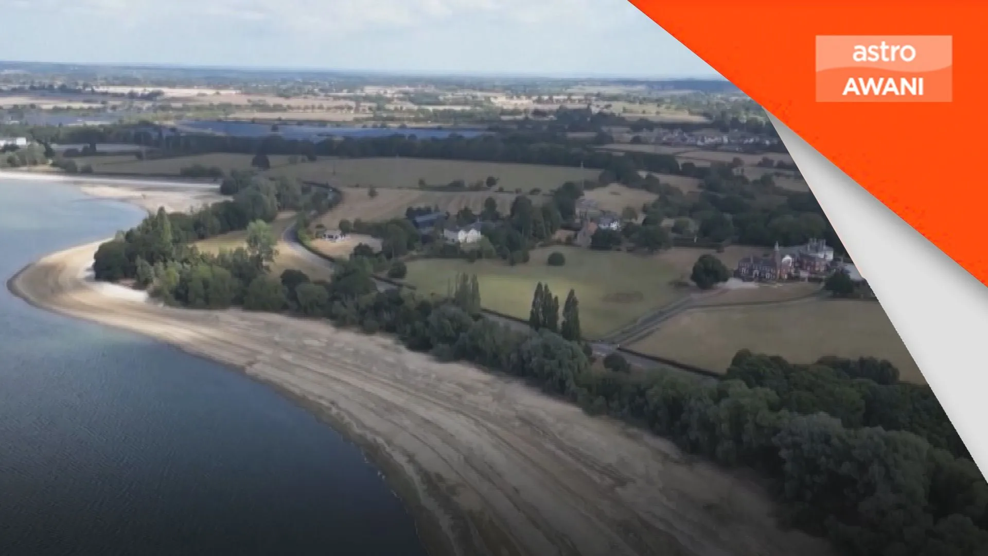 Kemarau susutkan paras Empangan Hanningfield