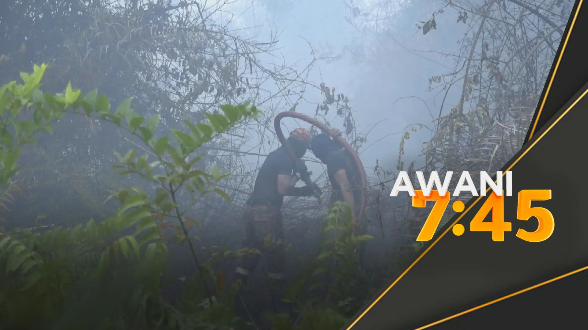 Operasi pemadaman api ladang 30 hektar diteruskan