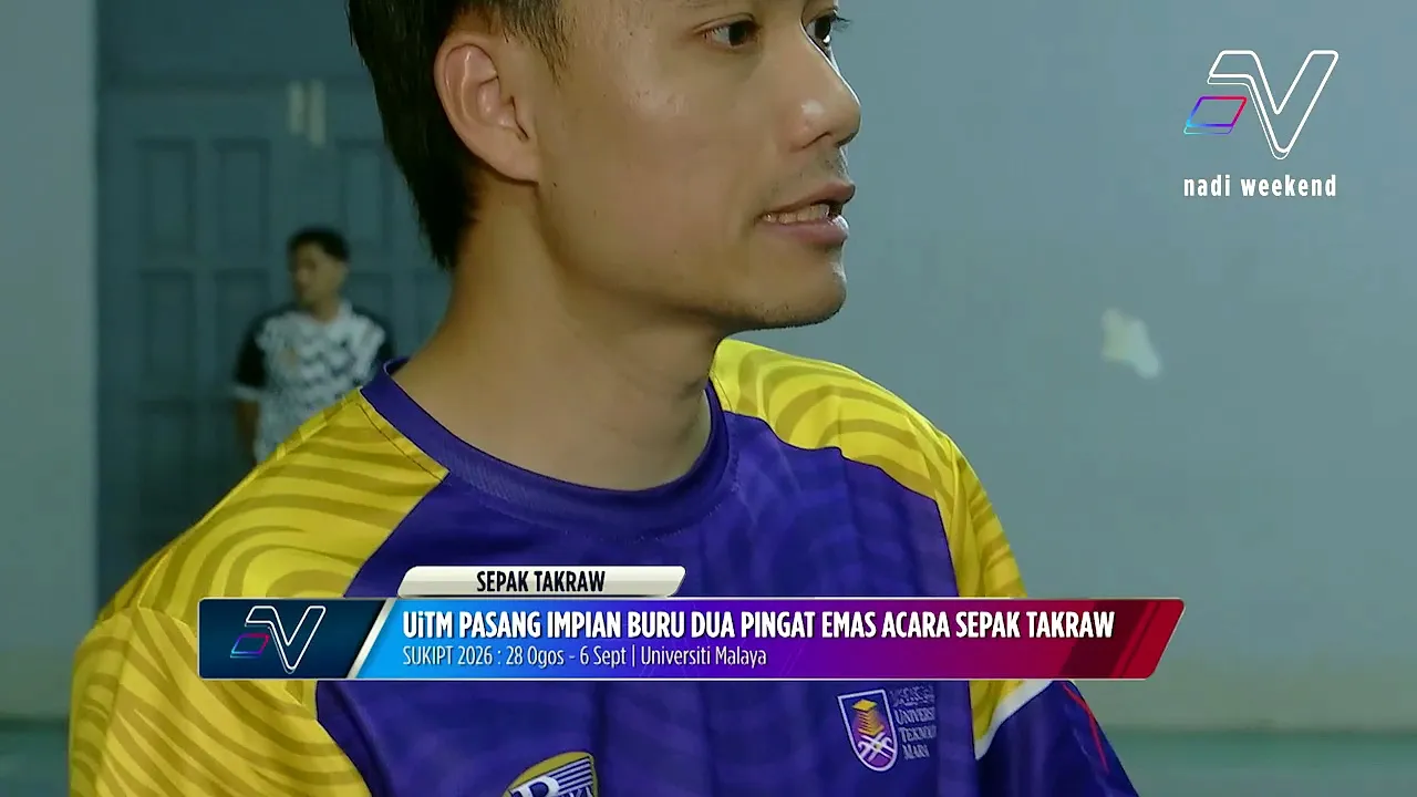 UiTM buru emas dalam acara sepak takraw di SUKIPT 2026
