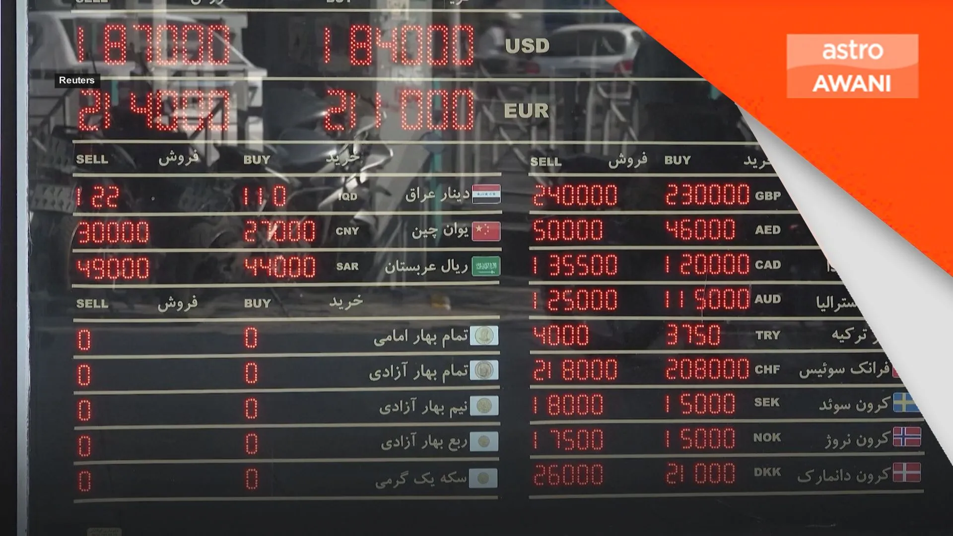 Rial Iran jatuh ke paras terendah, 1 dolar AS cecah 2 juta rial