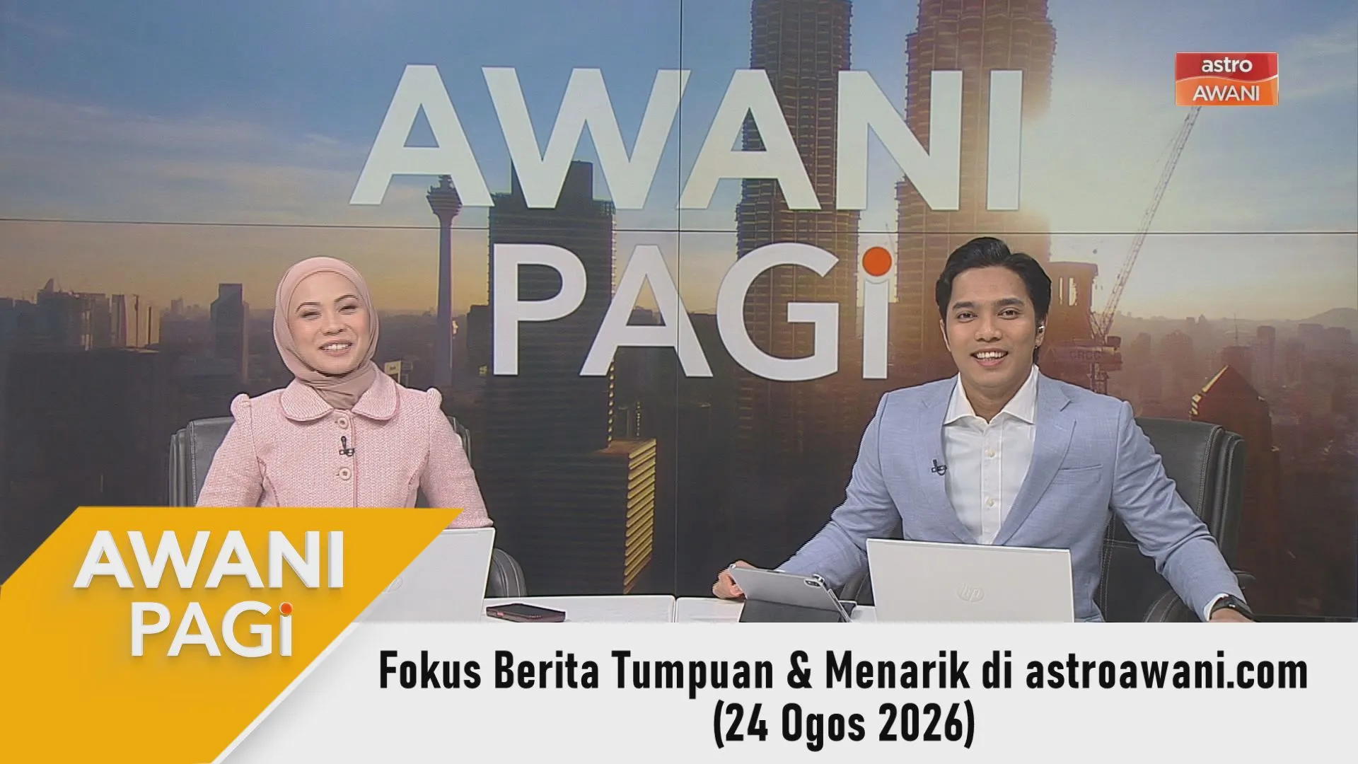 AWANI Pagi: Berita tumpuan & menarik di astroawani.com [24 Ogos 2026]