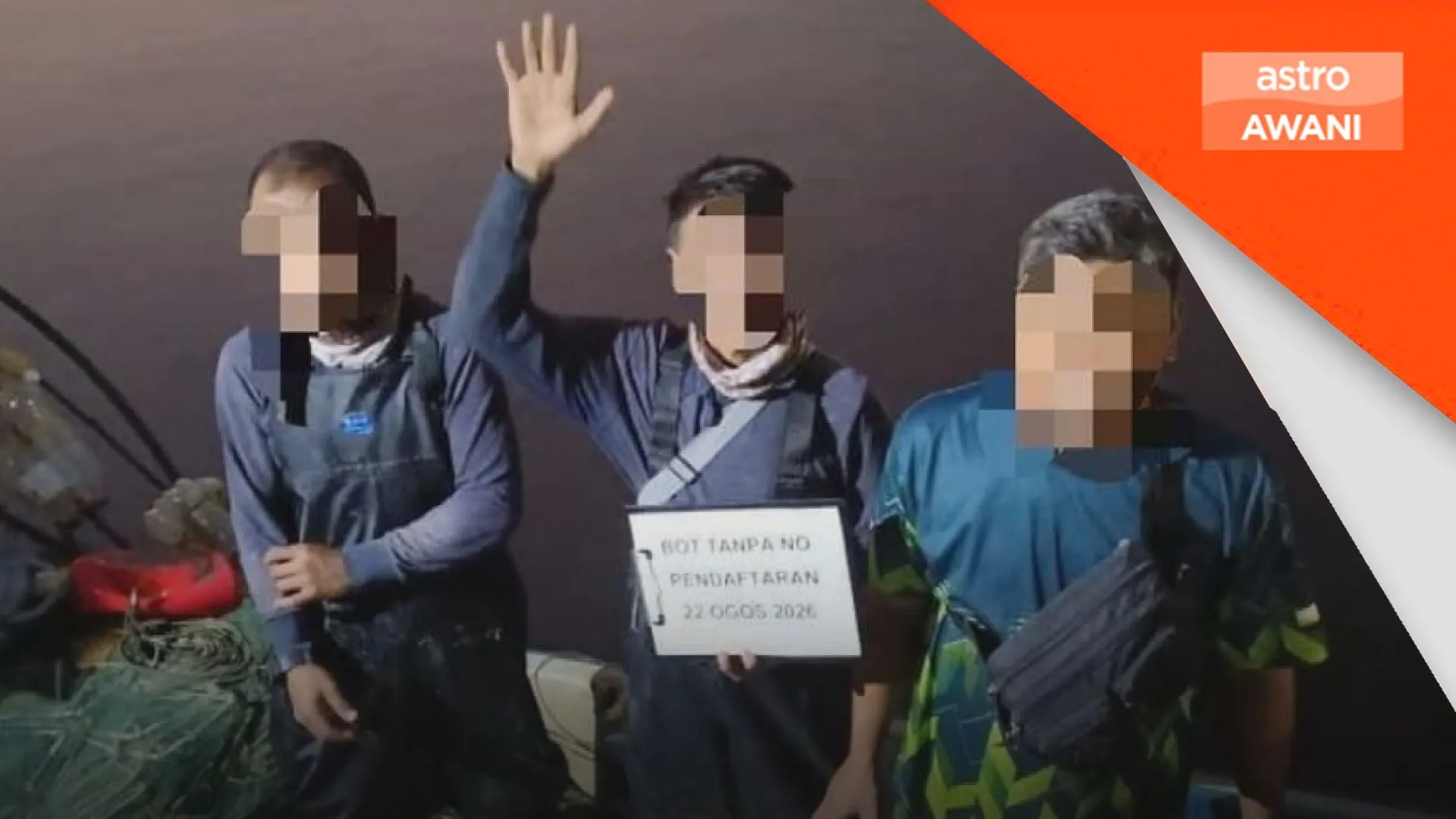 Maritim Perak tahan dua vesel nelayan tanpa lesen, rampas 106 bubu naga