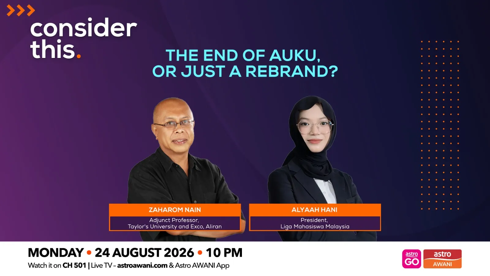 Consider This: The End of AUKU, Or Just a Rebrand?