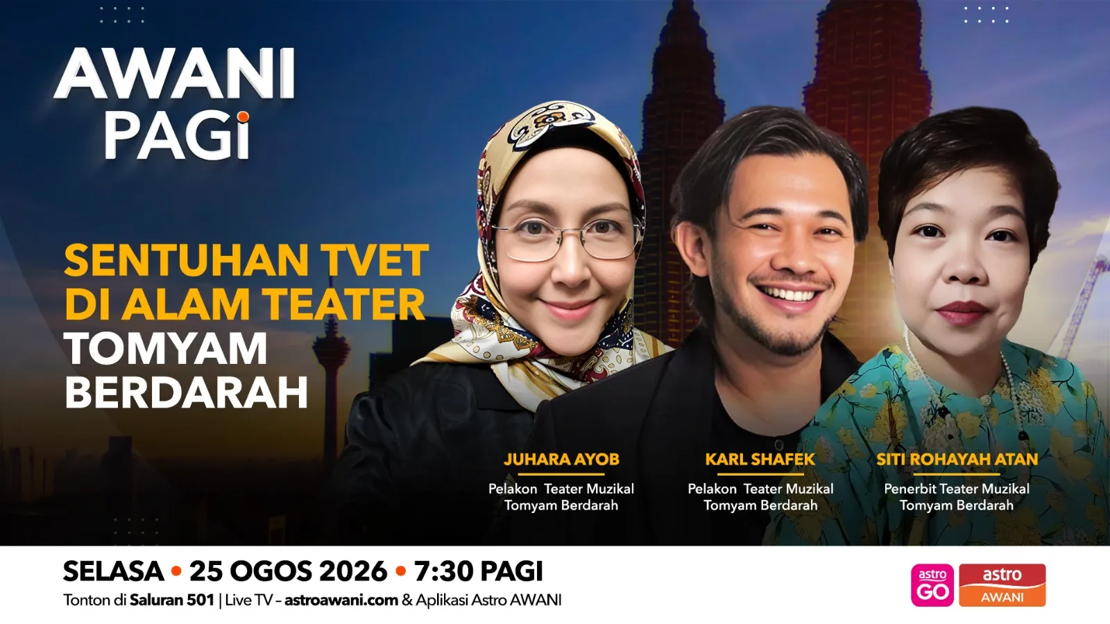 AWANI Pagi: Sentuhan TVET di alam Teater Tomyam Berdarah