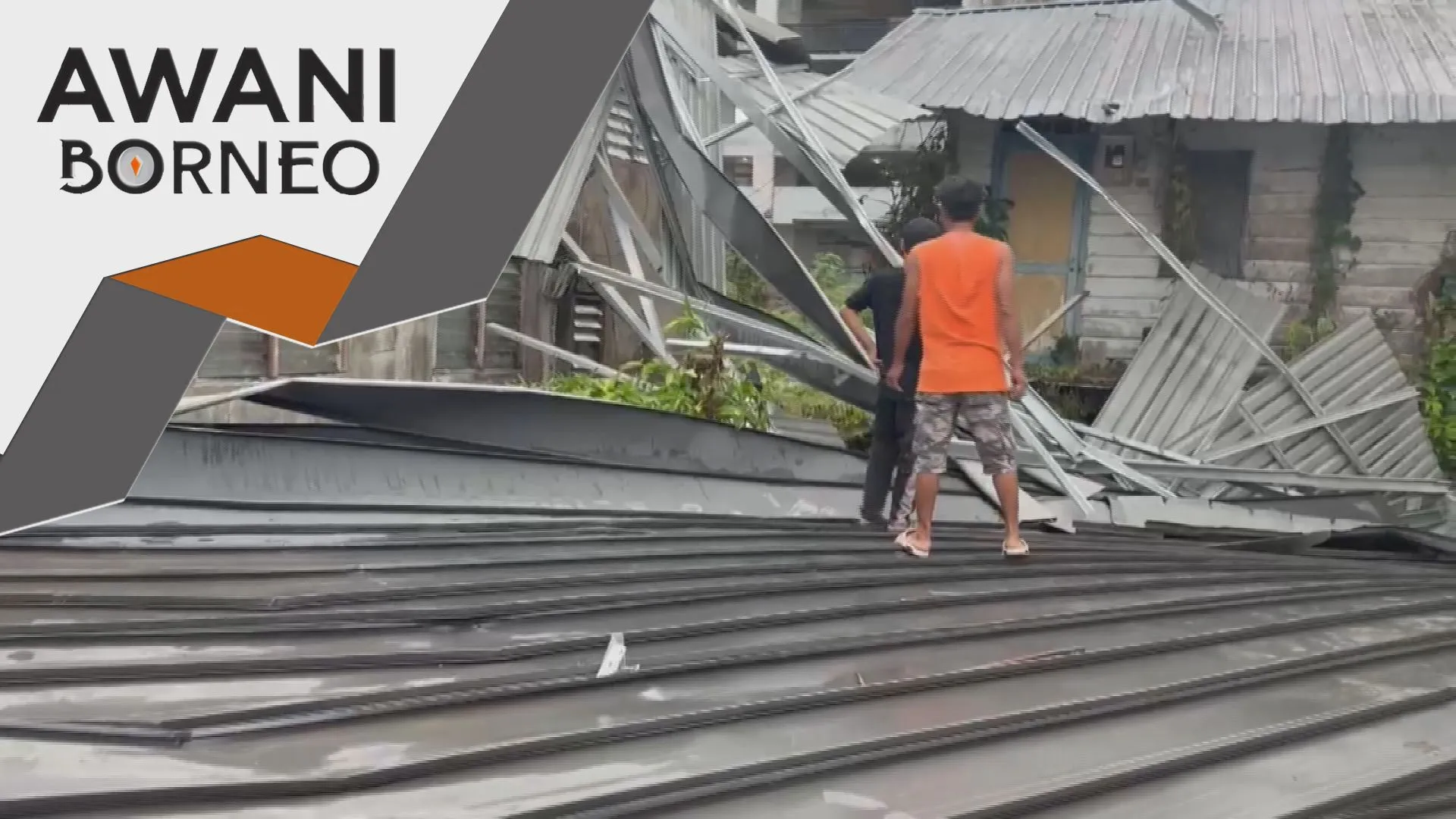 Bumbung koridor LTAK rosak dibadai ribut