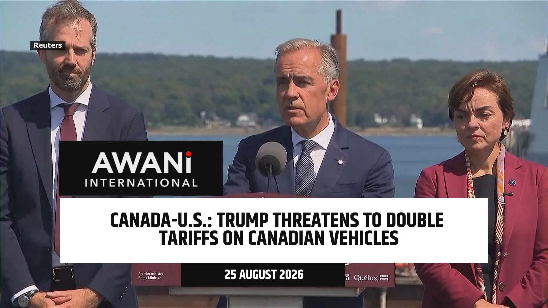 Canada-U.S.: Trump threatens to double tariffs on Canadian vehicles