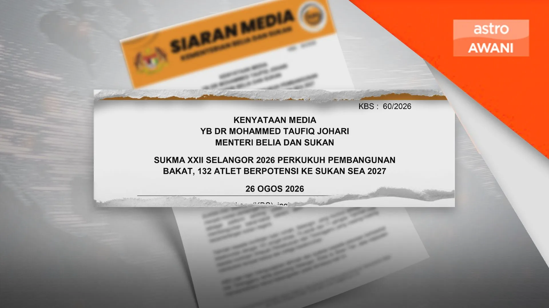 132 atlet SUKMA 2026 dalam radar Sukan SEA 2027