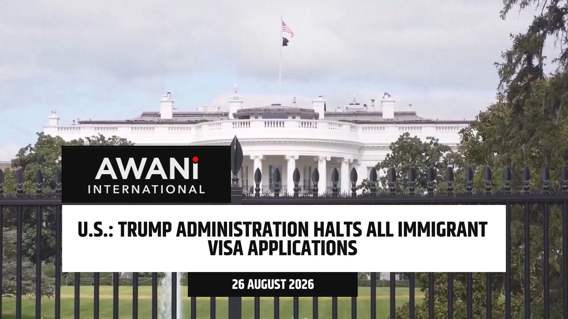 U.S. pauses visa appointments for applicants worldwide
