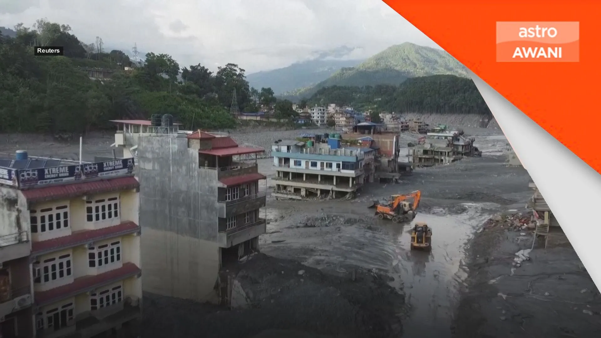 Kebimbangan gelombang 'tsunami gunung kedua'