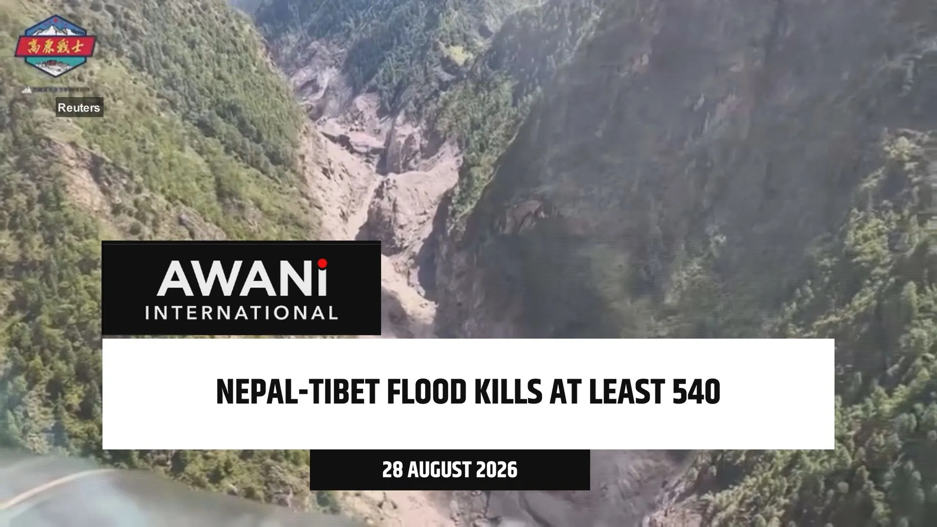 Nepal-Tibet flood kills at least 540