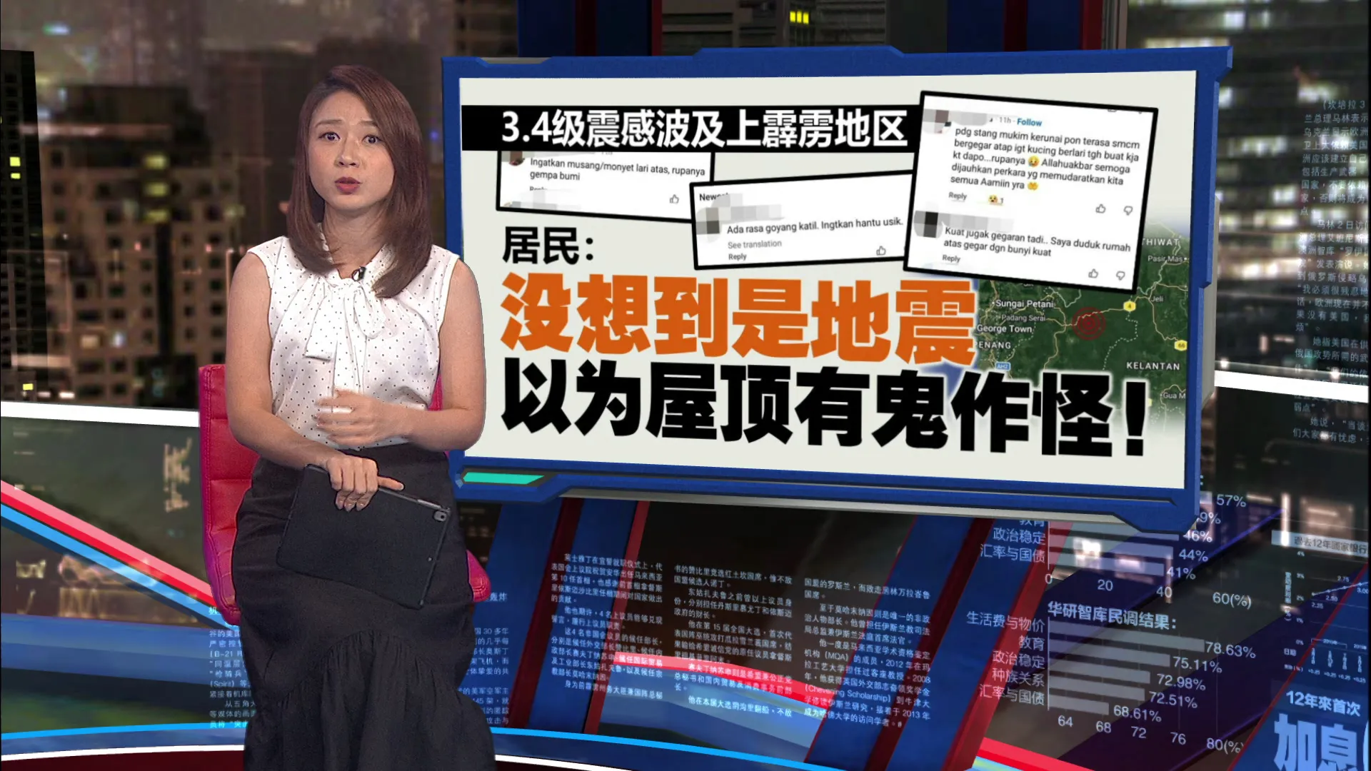 宜力天孟莪3.4级地震    霹行政议员：未来最高可达4.1级